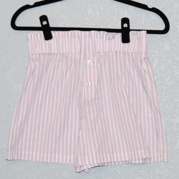 striped high waisted shorts - Picture 1 of 5